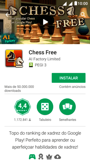 Pressione INSTALAR, e siga as indicações da tela para instalar o app. Pressione INSTALAR, e siga as indicações da tela para instalar o app.