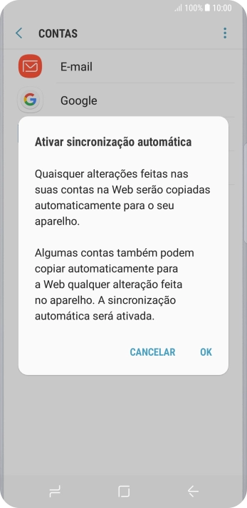 Pressione OK para ativar a função. Pressione OK para ativar a função.