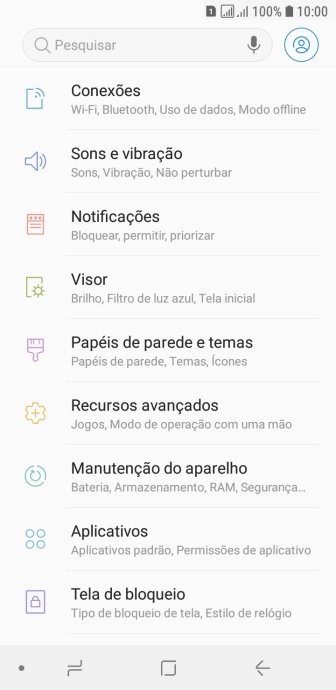 Pressione Conexões. Pressione Conexões.