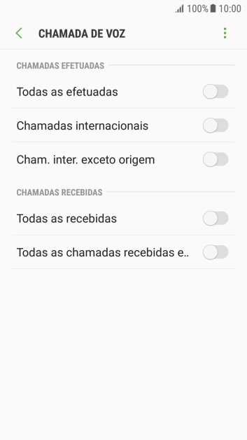 Pressione o indicador ao lado do tipo de bloqueio. Pressione o indicador ao lado do tipo de bloqueio.