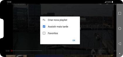 Pressione a lista de reprodução desejada. Pressione a lista de reprodução desejada.