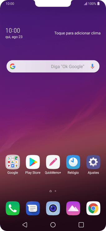 Pressione Play Store. Pressione Play Store.