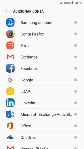 Pressione E-mail. Pressione E-mail.