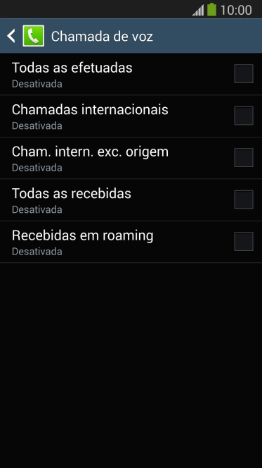 Pressione o tipo de bloqueio desejado. Pressione o tipo de bloqueio desejado.