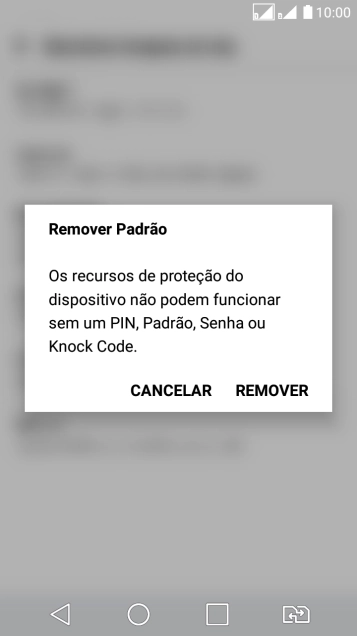 Pressione REMOVER. Pressione REMOVER.