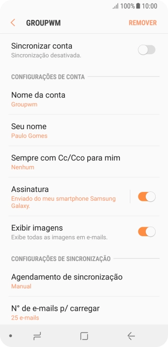 Pressione o indicador ao lado de Pressione o indicador ao lado de
