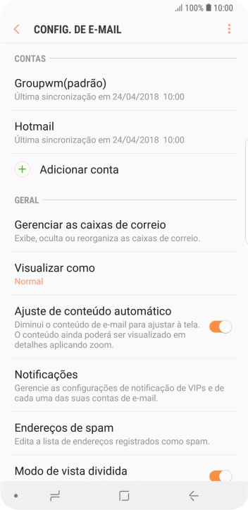 Pressione Notificações. Pressione Notificações.