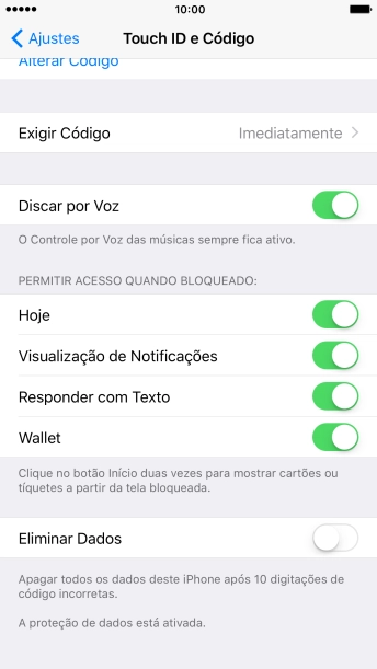 Pressione o indicador ao lado de Pressione o indicador ao lado de