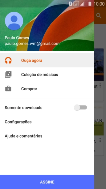 Pressione Coleção de músicas. Pressione Coleção de músicas.