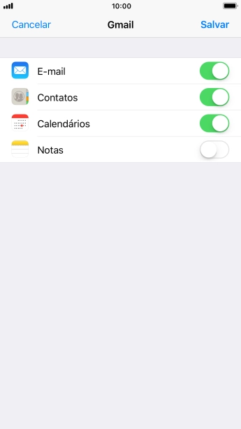 Se a tela mostrar essa imagem, sua conta foi reconhecida e configurada automaticamente. Siga as instruções da tela para inserir mais informações e finalizar a configuração. Se a tela mostrar essa imagem, sua conta foi reconhecida e configurada automaticamente. Siga as instruções da tela para inserir mais informações e finalizar a configuração.