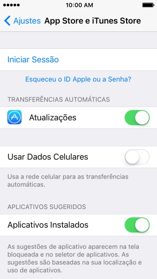 Pressione Iniciar Sessão. Pressione Iniciar Sessão.