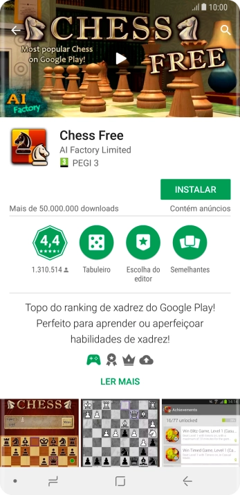 Pressione INSTALAR, e siga as indicações da tela para instalar o app. Pressione INSTALAR, e siga as indicações da tela para instalar o app.