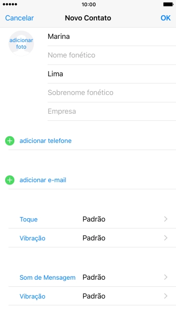 Pressione adicionar foto. Pressione adicionar foto.
