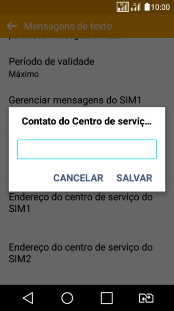 Se você é cliente TIM com DDD 11, 12, 13, 14, 15, 16, 17, 18 ou 19, deve inserir +551181138200 e pressionar SALVAR. Se você é cliente TIM com DDD 11, 12, 13, 14, 15, 16, 17, 18 ou 19, deve inserir +551181138200 e pressionar SALVAR.
