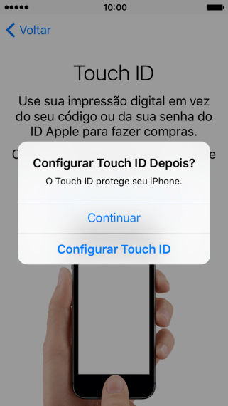 Se você desativar a função, deve pressionar Continuar. Se você desativar a função, deve pressionar Continuar.