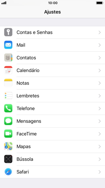 Pressione Contas e Senhas. Pressione Contas e Senhas.