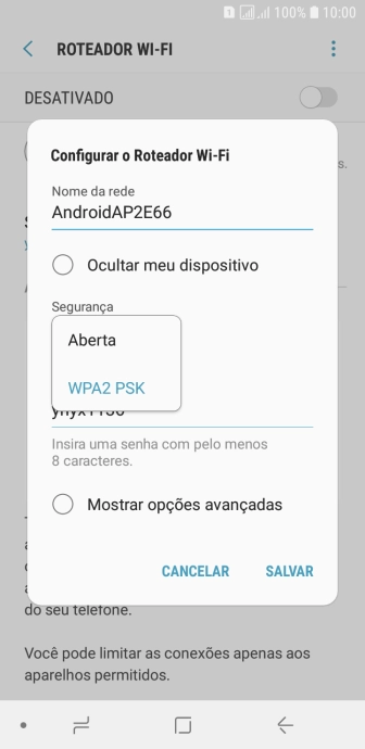 Pressione WPA2 PSK para proteger seu Roteador Wi-Fi com uma senha. Pressione WPA2 PSK para proteger seu Roteador Wi-Fi com uma senha.