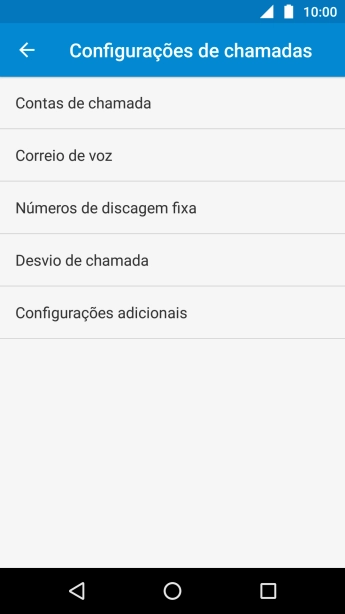 Pressione Configurações adicionais. Pressione Configurações adicionais.