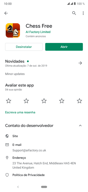 Pressione a tecla de início para finalizar e voltar à tela inicial. Pressione a tecla de início para finalizar e voltar à tela inicial.