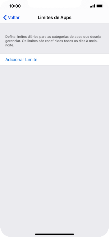 Pressione Adicionar Limite. Pressione Adicionar Limite.