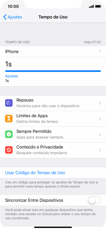 Pressione a exibição de tempo abaixo de Pressione a exibição de tempo abaixo de