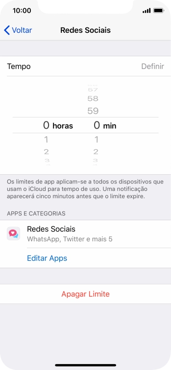 Como configurar o limite desejado para o uso da categoria escolhida. Como configurar o limite desejado para o uso da categoria escolhida.