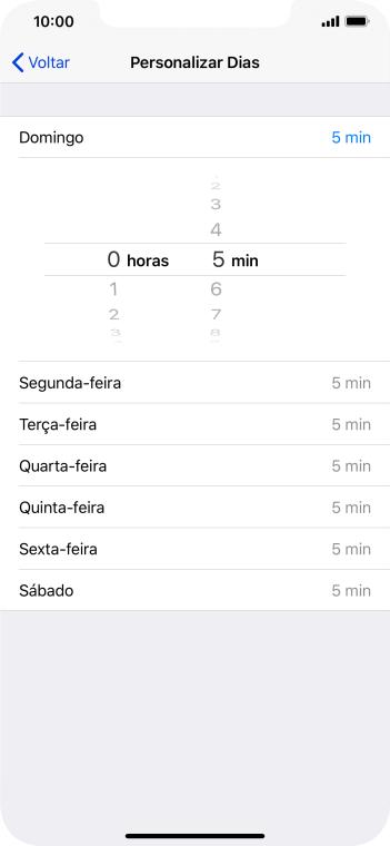 Escolha o período desejado. Escolha o período desejado.