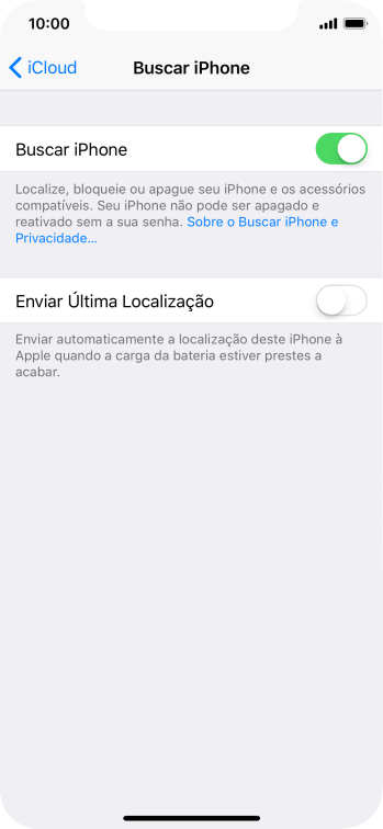 Pressione o indicador ao lado de Pressione o indicador ao lado de