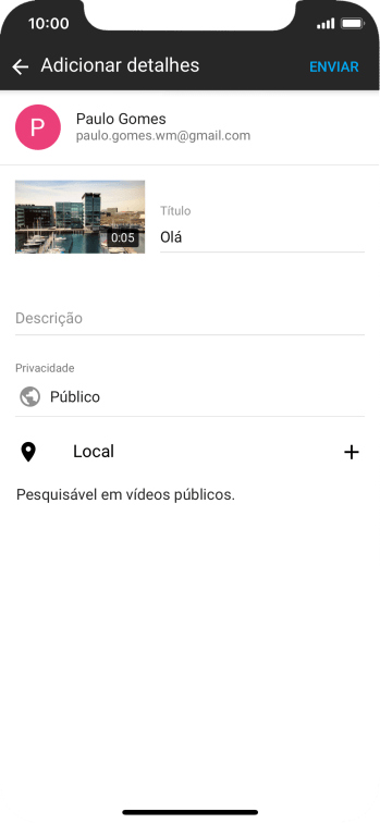 Digite o texto desejado, e pressione ENVIAR. Digite o texto desejado, e pressione ENVIAR.