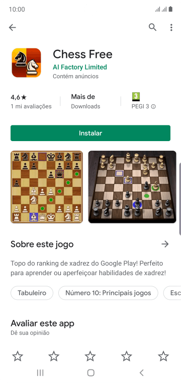 Pressione Instalar, e siga as indicações da tela para instalar o app. Pressione Instalar, e siga as indicações da tela para instalar o app.