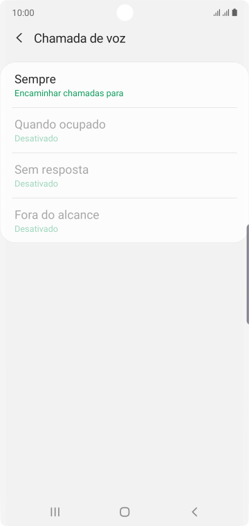 Pressione a tecla de início para finalizar e voltar à tela inicial. Pressione a tecla de início para finalizar e voltar à tela inicial.