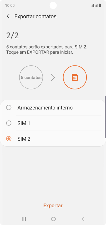 Pressione Exportar. Pressione Exportar.