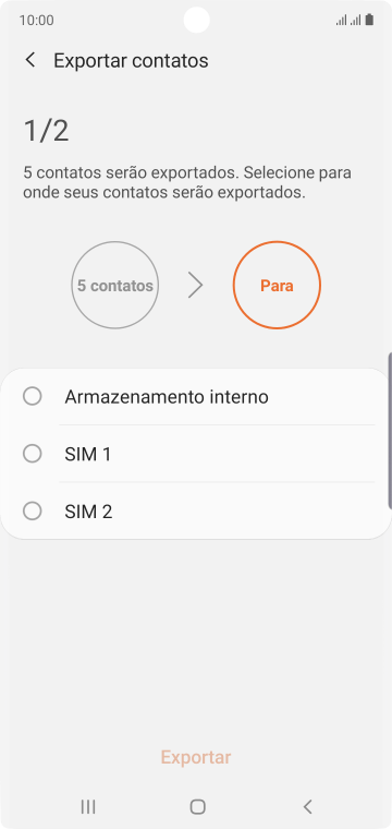Pressione o chip desejado. Pressione o chip desejado.