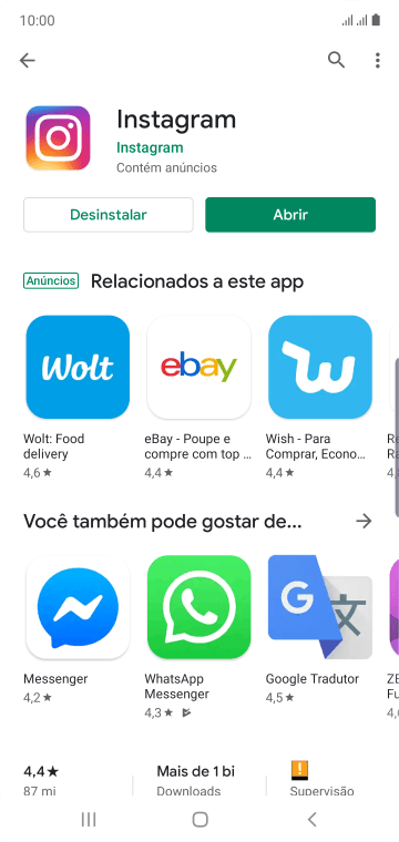 Pressione a tecla de início para finalizar e voltar à tela inicial. Pressione a tecla de início para finalizar e voltar à tela inicial.