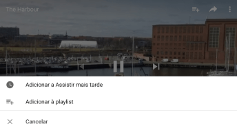 Pressione Adicionar à playlist. Pressione Adicionar à playlist.
