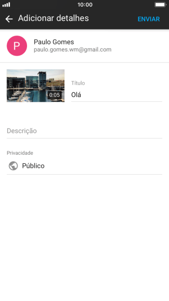 Digite o texto desejado, e pressione ENVIAR. Digite o texto desejado, e pressione ENVIAR.