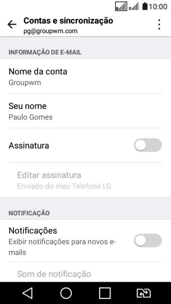Pressione o indicador ao lado de Pressione o indicador ao lado de