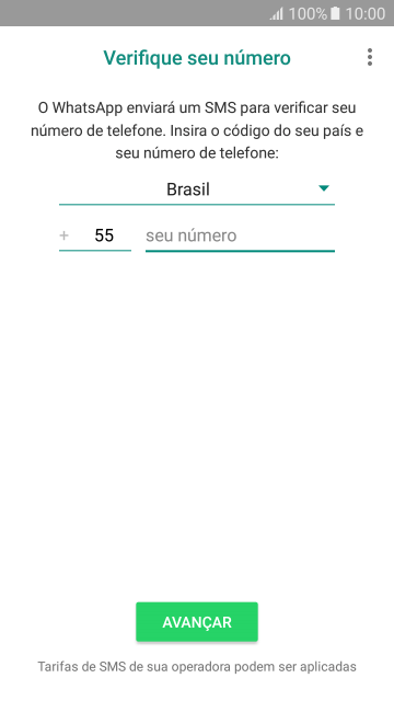 Pressione a lista suspensa. Pressione a lista suspensa.