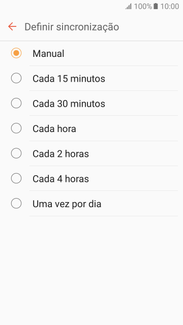 Pressione a configuração desejada. Pressione a configuração desejada.