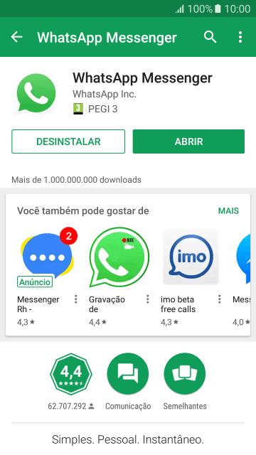 Pressione a tecla de início para finalizar e voltar à tela inicial. Pressione a tecla de início para finalizar e voltar à tela inicial.