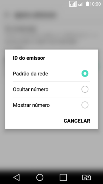 Pressione Mostrar número para ativar a identificação do seu número. Pressione Mostrar número para ativar a identificação do seu número.