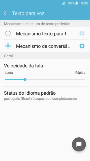 Pressione o ícone de configurações ao lado de Pressione o ícone de configurações ao lado de