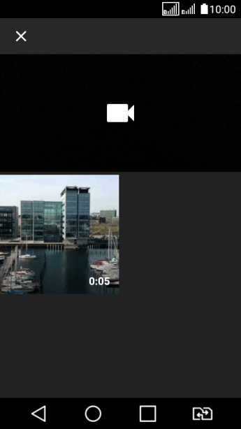 Pressione o vídeo desejado. Pressione o vídeo desejado.