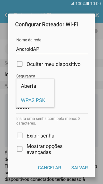 Pressione WPA2 PSK para proteger seu Roteador Wi-Fi com uma senha. Pressione WPA2 PSK para proteger seu Roteador Wi-Fi com uma senha.