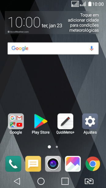 Pressione Play Store. Pressione Play Store.