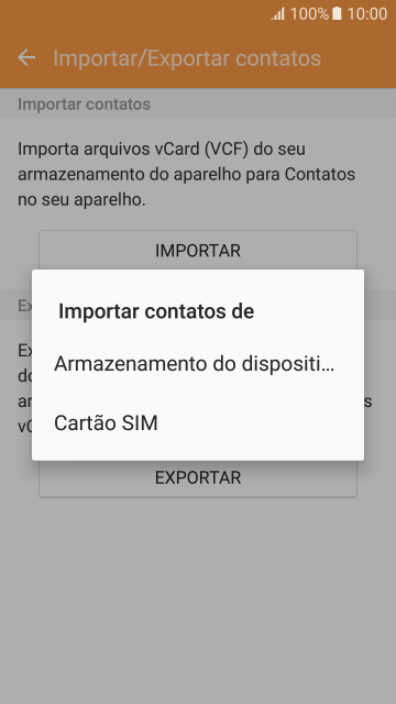 Pressione Cartão SIM. Pressione Cartão SIM.