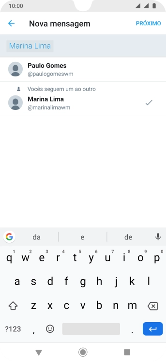 Pressione PRÓXIMO. Pressione PRÓXIMO.