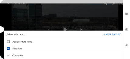Pressione a lista de reprodução desejada. Pressione a lista de reprodução desejada.