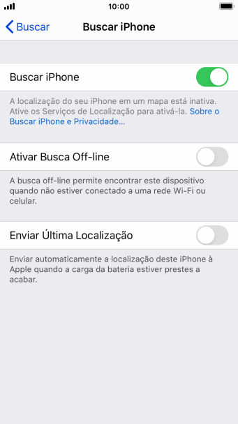 Pressione o indicador ao lado de Pressione o indicador ao lado de