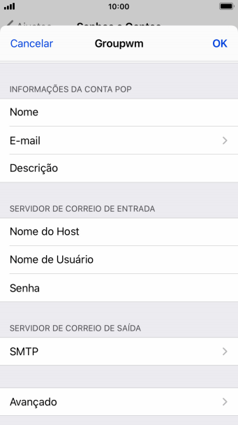 Pressione SMTP. Pressione SMTP.